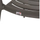 Πολυθρονα σαλονιου πολυπροπυλενιου korver hm6333.05 dark olive green 63.5x65x76υεκ. **