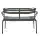Παγκακι πολυπροπυλενιου 2θεσιο korver hm6332.05 dark olive green 113x65x76υεκ. **