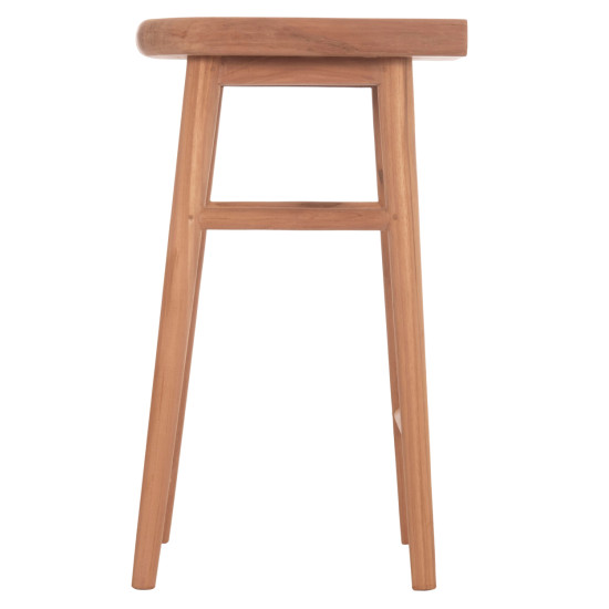 Σκαμπο μπαρ bolmar hm18108 ξυλο τεακ σε φυσικο 40.5x44x74υεκ. **