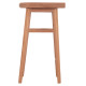 Σκαμπο μπαρ bolmar hm18108 ξυλο τεακ σε φυσικο 40.5x44x74υεκ. **