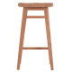 Σκαμπο μπαρ bolmar hm18108 ξυλο τεακ σε φυσικο 40.5x44x74υεκ. **