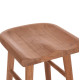 Σκαμπο μπαρ bolmar hm18108 ξυλο τεακ σε φυσικο 40.5x44x74υεκ. **