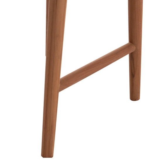 Σκαμπο μπαρ bolmar hm18108 ξυλο τεακ σε φυσικο 40.5x44x74υεκ. **