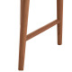Σκαμπο μπαρ bolmar hm18108 ξυλο τεακ σε φυσικο 40.5x44x74υεκ. **
