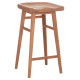 Σκαμπο μπαρ bolmar hm18108 ξυλο τεακ σε φυσικο 40.5x44x74υεκ. **