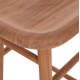 Σκαμπο μπαρ bolmar hm18108 ξυλο τεακ σε φυσικο 40.5x44x74υεκ. **