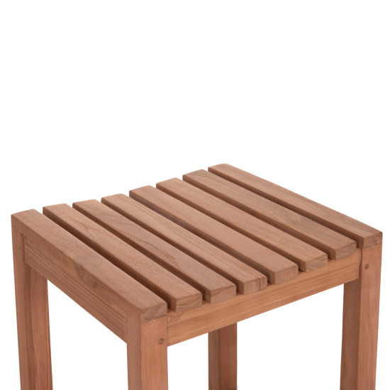 Σκαμπο μπαρ nikol hm18109 ξυλο τεακ σε φυσικο 40x40x77υεκ. ** Σκαμπο μπαρ nikol hm18109 ξυλο τεακ σε φυσικο 40x40x77υεκ. **