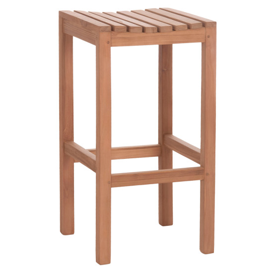 Σκαμπο μπαρ nikol hm18109 ξυλο τεακ σε φυσικο 40x40x77υεκ. ** Σκαμπο μπαρ nikol hm18109 ξυλο τεακ σε φυσικο 40x40x77υεκ. **