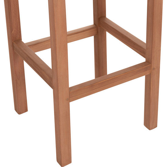 Σκαμπο μπαρ nikol hm18109 ξυλο τεακ σε φυσικο 40x40x77υεκ. ** Σκαμπο μπαρ nikol hm18109 ξυλο τεακ σε φυσικο 40x40x77υεκ. **