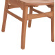 Καρεκλα τραπεζαριασ εξ.χωρου robbie hm18115 ξυλο teak--φυσικο 48x51x82υεκ. **