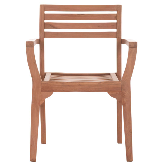 ΠΟΛΥΘΡΟΝΑ ΕΞΩΤ.ΧΩΡΟΥ ERMIONI HM18129 ΞΥΛΟ TEAK--ΦΥΣΙΚΟ ΧΡΩΜΑ 60x59x84Υεκ. - 2τεμ **