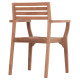 ΠΟΛΥΘΡΟΝΑ ΕΞΩΤ.ΧΩΡΟΥ ERMIONI HM18129 ΞΥΛΟ TEAK--ΦΥΣΙΚΟ ΧΡΩΜΑ 60x59x84Υεκ. - 2τεμ **