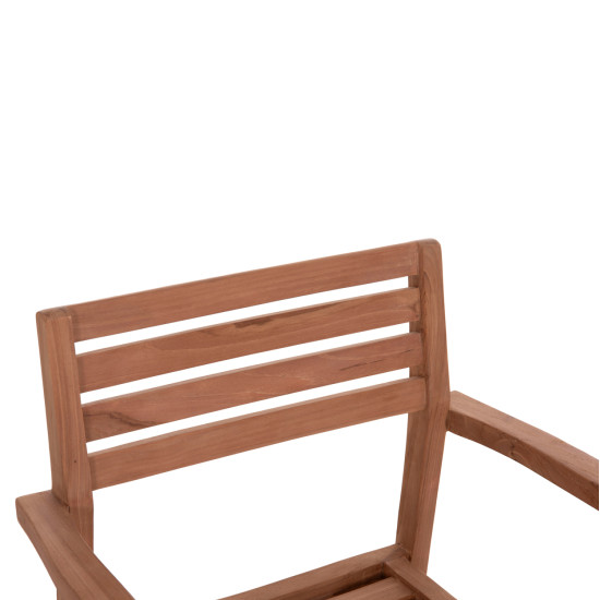 ΠΟΛΥΘΡΟΝΑ ΕΞΩΤ.ΧΩΡΟΥ ERMIONI HM18129 ΞΥΛΟ TEAK--ΦΥΣΙΚΟ ΧΡΩΜΑ 60x59x84Υεκ. - 2τεμ **