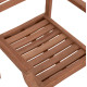 ΠΟΛΥΘΡΟΝΑ ΕΞΩΤ.ΧΩΡΟΥ ERMIONI HM18129 ΞΥΛΟ TEAK--ΦΥΣΙΚΟ ΧΡΩΜΑ 60x59x84Υεκ. - 2τεμ **