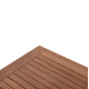 Τραπεζι μπαρ cranston hm18111 ξυλο τεακ--φυσικο χρωμα 120x60x105υεκ. **