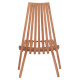 Πολυθρονα lounge πτυσσομενη shigao hm18112 ξυλο teak--φυσικο 61x88.5x89υεκ. **