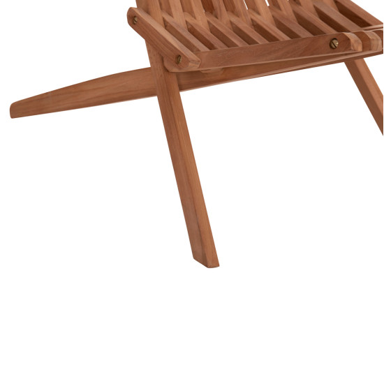 Πολυθρονα lounge πτυσσομενη shigao hm18112 ξυλο teak--φυσικο 61x88.5x89υεκ. **