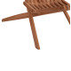 Πολυθρονα lounge πτυσσομενη shigao hm18112 ξυλο teak--φυσικο 61x88.5x89υεκ. **