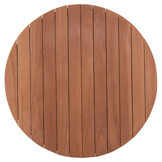 Επιφανεια τραπεζιου στρογγυλη hm18132 ξυλο teak--φυσικο φ60x4(πάχος)εκ. **