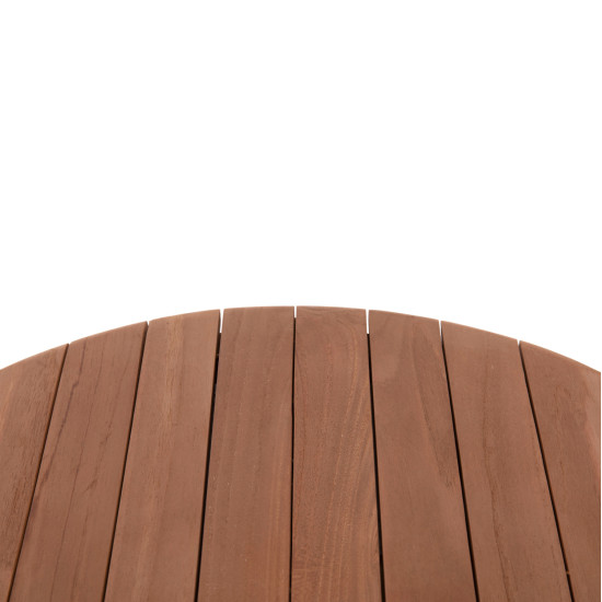 Επιφανεια τραπεζιου στρογγυλη hm18132 ξυλο teak--φυσικο φ60x4(πάχος)εκ. **