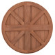 Επιφανεια τραπεζιου στρογγυλη hm18132 ξυλο teak--φυσικο φ60x4(πάχος)εκ. **