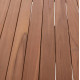Επιφανεια τραπεζιου στρογγυλη hm18133 ξυλο teak--φυσικο φ70x4(πάχος)εκ. **