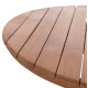 Επιφανεια τραπεζιου στρογγυλη hm18133 ξυλο teak--φυσικο φ70x4(πάχος)εκ. **
