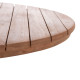 Επιφανεια τραπεζιου στρογγυλη hm18133 ξυλο teak--φυσικο φ70x4(πάχος)εκ. **