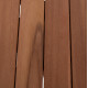 Επιφανεια τραπεζιου στρογγυλη hm18133 ξυλο teak--φυσικο φ70x4(πάχος)εκ. **