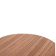 Επιφανεια τραπεζιου στρογγυλη hm18134 ξυλο teak--φυσικο φ80x4(πάχος)εκ. **