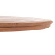 Επιφανεια τραπεζιου στρογγυλη hm18134 ξυλο teak--φυσικο φ80x4(πάχος)εκ. **
