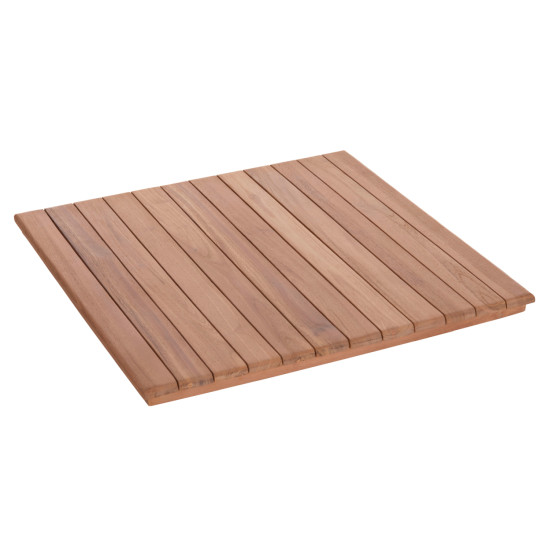 Επιφανεια τραπεζιου τετραγωνη hm18135 ξυλο teak--φυσικο 60x60x4(πάχος)εκ. **
