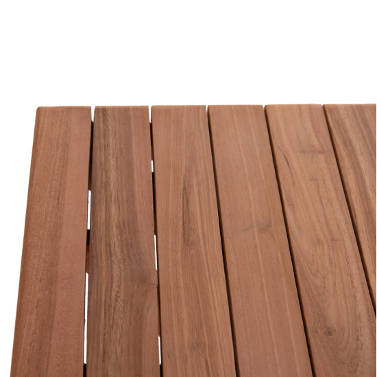Επιφανεια τραπεζιου τετραγωνη hm18135 ξυλο teak--φυσικο 60x60x4(πάχος)εκ. **