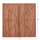 Επιφανεια τραπεζιου τετραγωνη hm18136 ξυλο teak--φυσικο 70x70x4(πάχος)εκ. **
