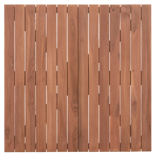 Επιφανεια τραπεζιου τετραγωνη hm18136 ξυλο teak--φυσικο 70x70x4(πάχος)εκ. **