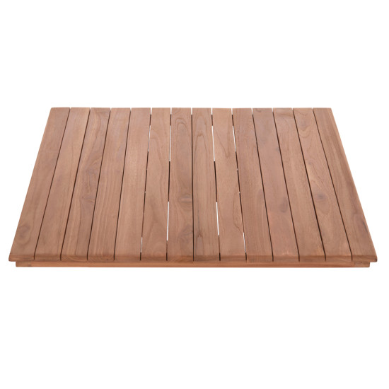 Επιφανεια τραπεζιου τετραγωνη hm18136 ξυλο teak--φυσικο 70x70x4(πάχος)εκ. **