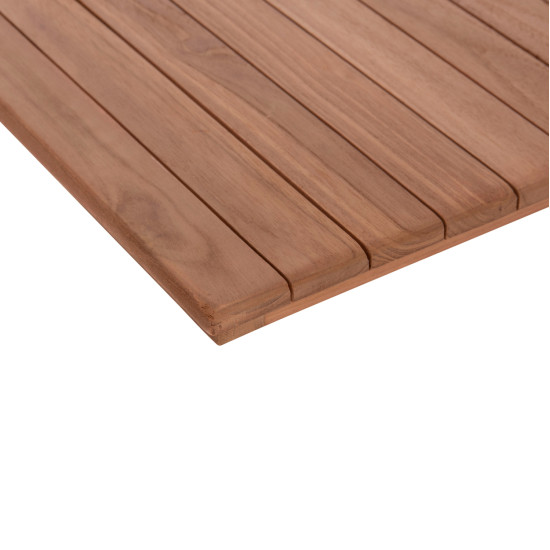Επιφανεια τραπεζιου τετραγωνη hm18136 ξυλο teak--φυσικο 70x70x4(πάχος)εκ. **