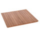 Επιφανεια τραπεζιου τετραγωνη hm18136 ξυλο teak--φυσικο 70x70x4(πάχος)εκ. **