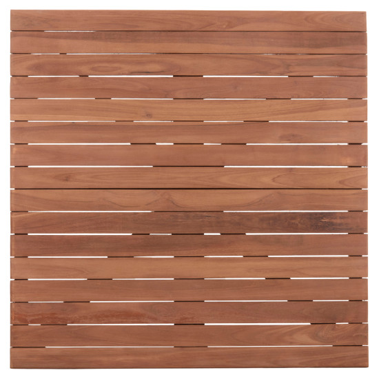 Επιφανεια τραπεζιου τετραγωνη hm18137 ξυλο teak--φυσικο 80x80x4(πάχος)εκ. **