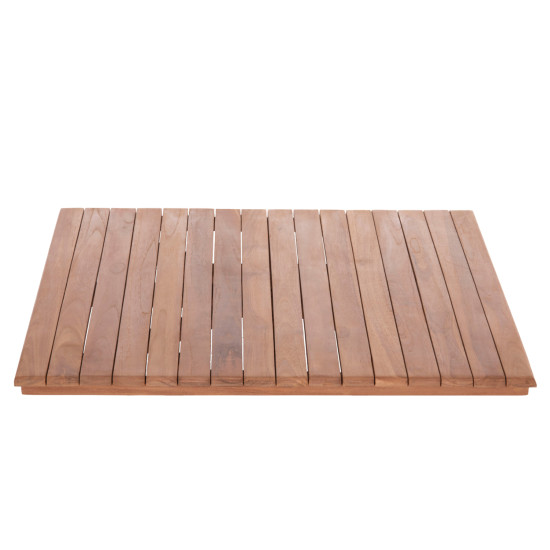 Επιφανεια τραπεζιου τετραγωνη hm18137 ξυλο teak--φυσικο 80x80x4(πάχος)εκ. **