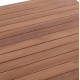 Επιφανεια τραπεζιου τετραγωνη hm18137 ξυλο teak--φυσικο 80x80x4(πάχος)εκ. **