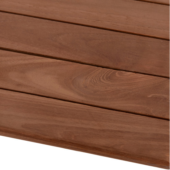 Επιφανεια τραπεζιου τετραγωνη hm18137 ξυλο teak--φυσικο 80x80x4(πάχος)εκ. **