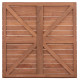 Επιφανεια τραπεζιου τετραγωνη hm18137 ξυλο teak--φυσικο 80x80x4(πάχος)εκ. **