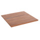 Επιφανεια τραπεζιου τετραγωνη hm18137 ξυλο teak--φυσικο 80x80x4(πάχος)εκ. **