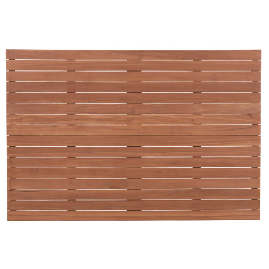 Επιφανεια τραπεζιου ορθογωνια hm18138 ξυλο teak--φυσικο 120x80x4(πάχος)εκ. **
