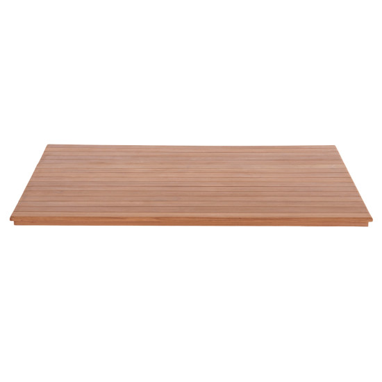 Επιφανεια τραπεζιου ορθογωνια hm18138 ξυλο teak--φυσικο 120x80x4(πάχος)εκ. **