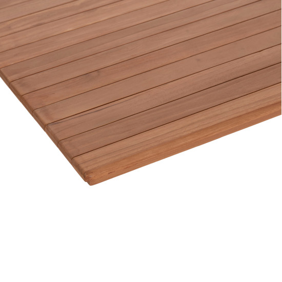 Επιφανεια τραπεζιου ορθογωνια hm18138 ξυλο teak--φυσικο 120x80x4(πάχος)εκ. **