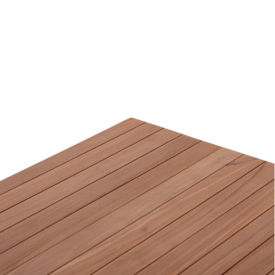 Επιφανεια τραπεζιου ορθογωνια hm18138 ξυλο teak--φυσικο 120x80x4(πάχος)εκ. **