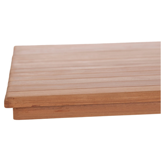 Επιφανεια τραπεζιου ορθογωνια hm18138 ξυλο teak--φυσικο 120x80x4(πάχος)εκ. **