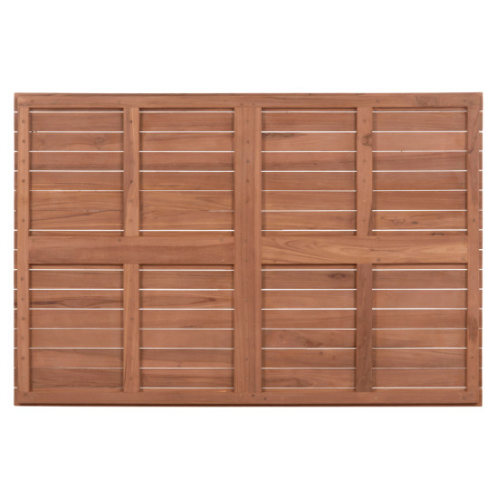 Επιφανεια τραπεζιου ορθογωνια hm18138 ξυλο teak--φυσικο 120x80x4(πάχος)εκ. **